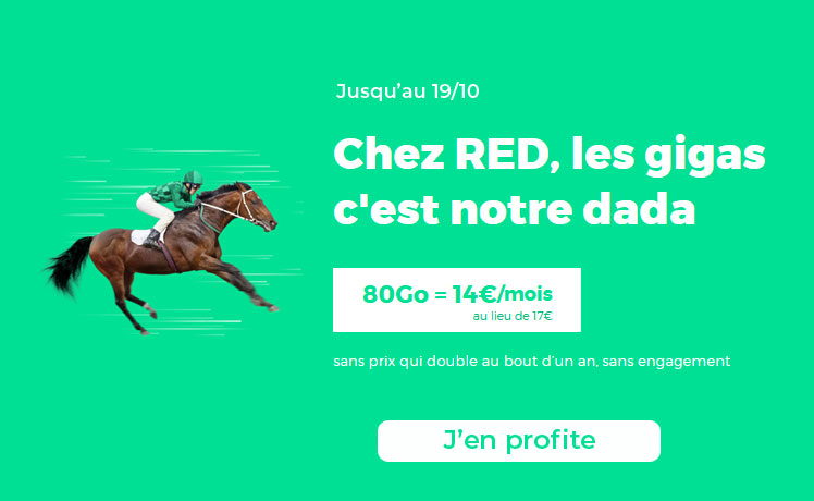 Forfait RED, les promotions continuent