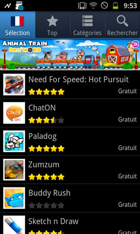 Samsung Galaxy S2 : Need for Speed Hot Pursuit offert 