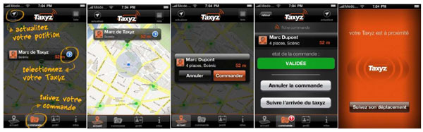 Taxyz, une nouvelle application pour commander gratuitement un taxi parisien sur iOS et Android 