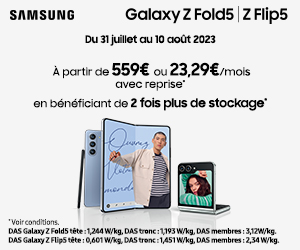Offre précommande Samsung Galaxy Z Flip5