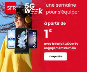 promo SFR 5G Week Samsung