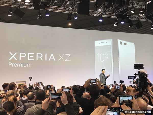 Sony présente son second mobile 4K : le XZ Premium (MWC 2017)