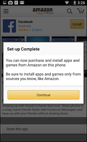 Amazon déploie sa boutique applicative dans le Play Store