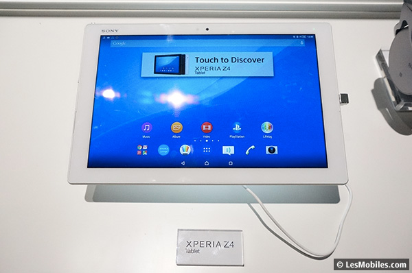 Sony Xperia Z4 Tablet : la première tablette sous Snapdragon 810 (MWC 2015)