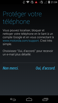 Motorola Moto E : Moto Care