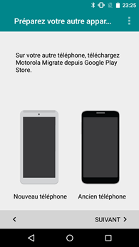Motorola Moto G (3e Gen.) : Migration