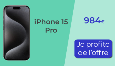 L'iPhone 15 Pro en promo