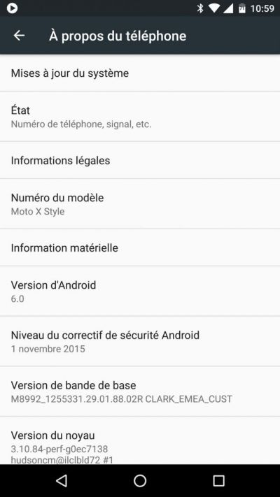Motorola Moto X Style : Android 6.0 Marshmallow disponible en France