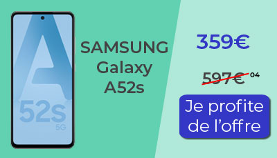 Le Samsung Galaxy A52s est en promotion chez Cdiscount