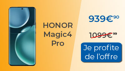 L'Honor Magic4 Pro est en promotion chez Amazon