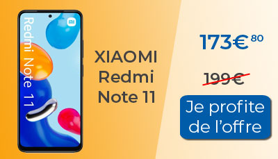 Vente Privée : le Xiaomi Redmi Note 11 est en promo