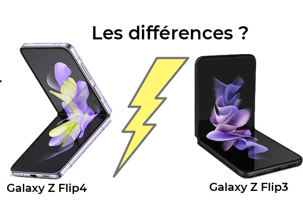 Galaxy Z Flip 4 vs Galaxy Z Flip 3 : les différences ?