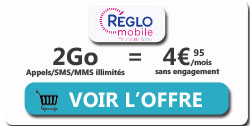 forfait Reglo Mobile 2Go