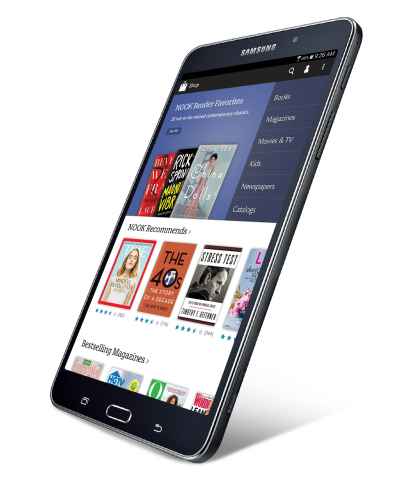 Samsung dévoile sa première tablette cobrandée avec Barnes & Nobles