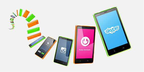 Nokia X2 : applications