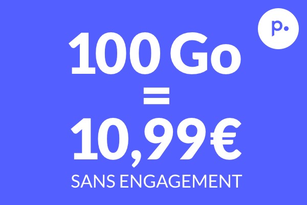 Le forfait mobile 100Go à seulement 10.99€ de Prixtel est reconduit, profitez-en !