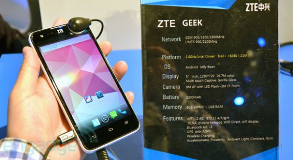 ZTE présente son nouveau smartphone 5 pouces : le Geek