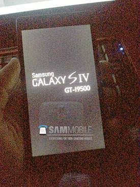  Photo floue du Samsung Galaxy S4