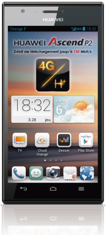 Huawei Ascend P2 disponible chez Orange et Sosh