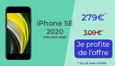 iPhone SE 2020 reconditionné promo