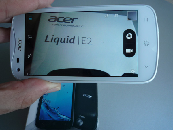 Acer Liquid E2 : appareil photo