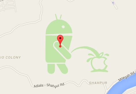Une mauvaise blague sur Google Maps « à se pisser dessus » !