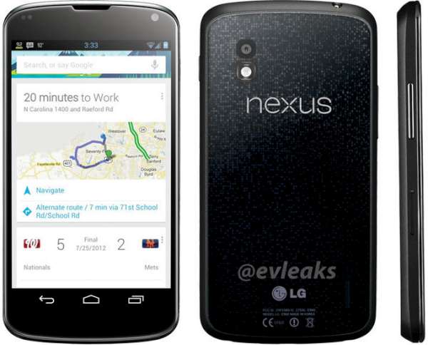 Google Nexus 4 : le smartphone construit par LG se ferait beau pour la presse ?