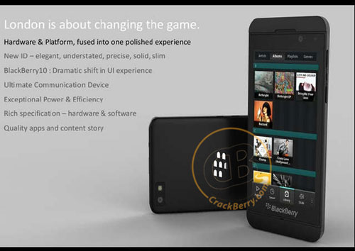 Une nouvelle image pour le BlackBerry London sous BlackBerry 10
