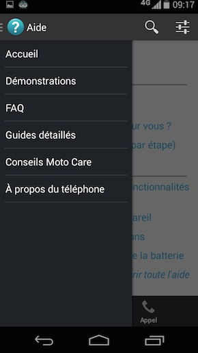Moto G 4G application