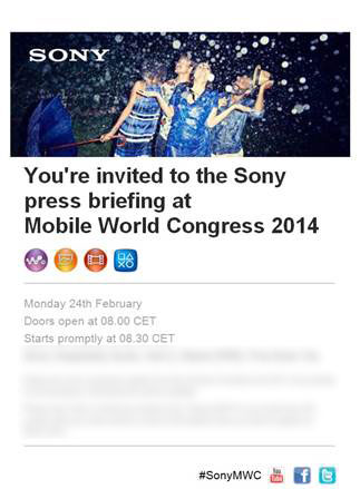 Sony tiendra une conférence de presse au Mobile World Congress