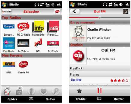 Une application de radio numérique pour Windows Mobile