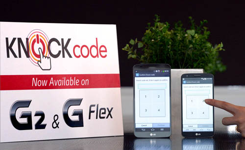 LG G2 et G Flex : Knock Code est en route