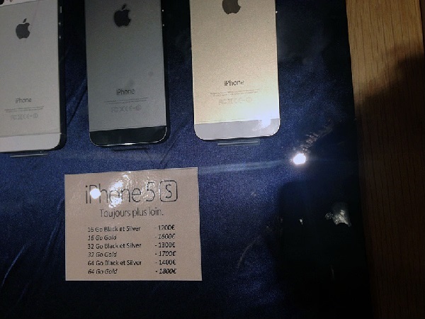 L'iPhone 5S vendu entre 1200 et 1800 euros à Monaco