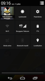 Moto G 4G interface