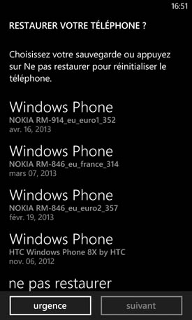 Nokia Lumia 720 restauration