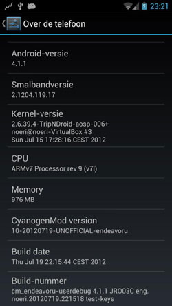 Android 4.1 Jelly Bean disponible sur le HTC One X et les Motorola Atrix, Defy et Defy+, via CyanogenMod 10