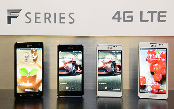 LG Optimus F5 et F7 : des smartphones Android 4G et abordables (MWC 2013)