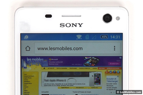 Sony Xperia C4 : écran