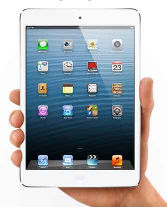 iPad Mini : les bords détectent vos doigts au repos pour ne pas déclencher l'écran