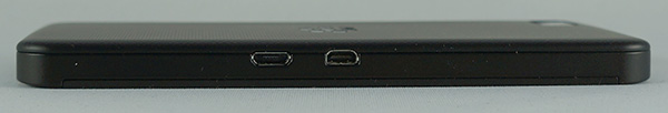 BlackBerry Z10 : côté gauche