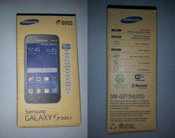 Samsung Galaxy S Duos 3 : un nouvel entrée de gamme sous Android 4.4 KitKat arrive en Inde