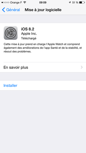 Apple prépare l'arrivée de la Watch avec iOS 8.2
