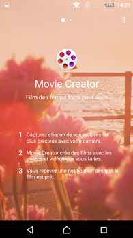 Sony Xperia C4 : Movie Creator