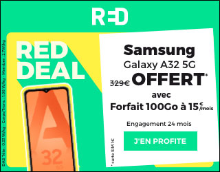 Un Samsung Galaxy offert avec le RED DEAL