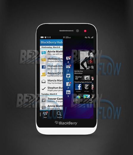 BlackBerry Z5 : la version plus abordable du Z10 se dévoile en photos