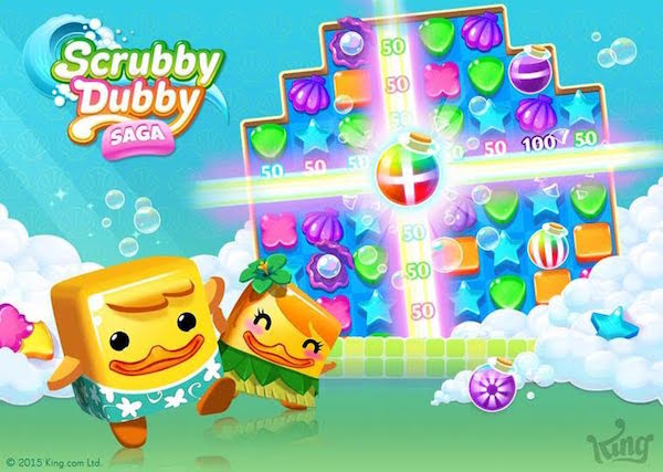 King Digital présente son nouveau jeu : Scrubby Dubby Saga