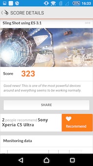 Sony Xperia C5 Ultra performances