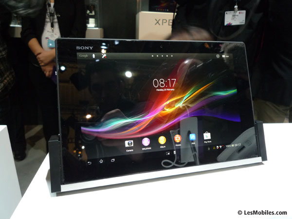Sony annonce la sortie mondiale de la tablette Xperia Z (MWC 2013)