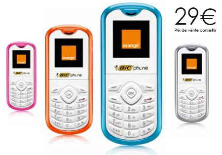 Orange lance le nouveau Bic Phone à 29 €