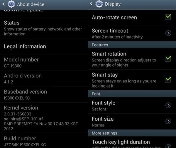 Samsung Galaxy S3 : le constructeur commence à déployer la mise à jour Android 4.1.2 Jelly Bean